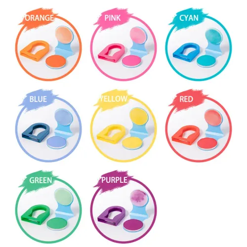 8Pcs Set Color Disposable Hair Dye Powder Water Soluble Colorful Hair Chalk Powder Temporary Spray DIY Pastel Hairstyle Styling