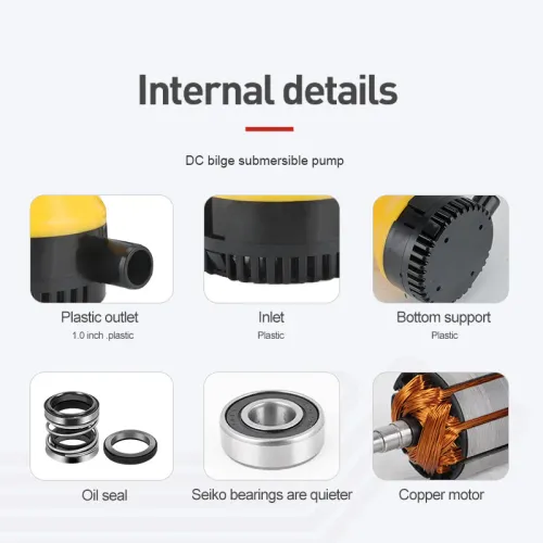 DC portable 12 24V submersible pump