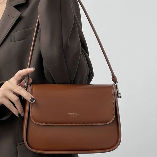 Luxury Genuine Cowhide Leather Shoulder Crossbody Bag