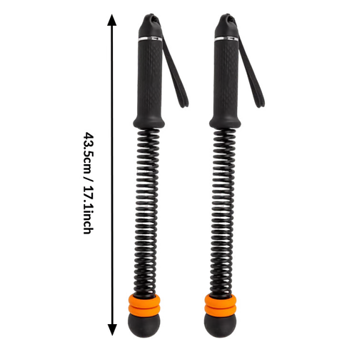 Adjustable Ropeless Battle Ropes Training(Black-A pair)