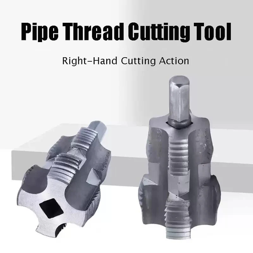 2 Piece Pipe Thread Cutting Tool Set Includes 1 2 Inch and 3 4 Inch Pipe Threaders