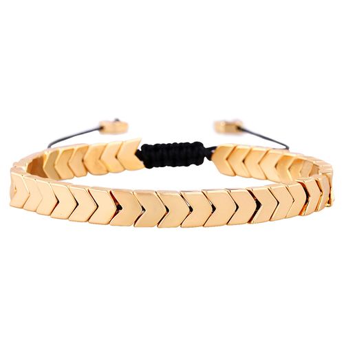 Braided Macrame Hematite Bracelets Arrowhead Healing Balance Bracelet Meditation Grounding Calming Spiritual Protection Bracelet