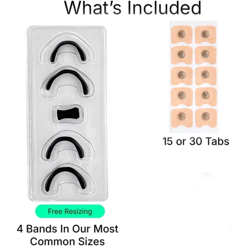 15 piece Anti snoring magnetic nose patch, increases exercise air and improves sleep