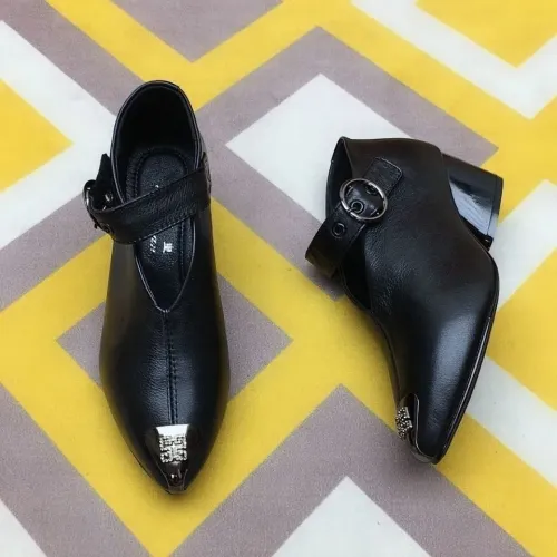 Mid heeled women's sandals