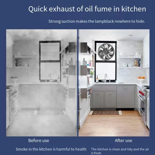 4 6 8Inch HighPower Kitchen Exhaust Fan（With Protective Mesh）