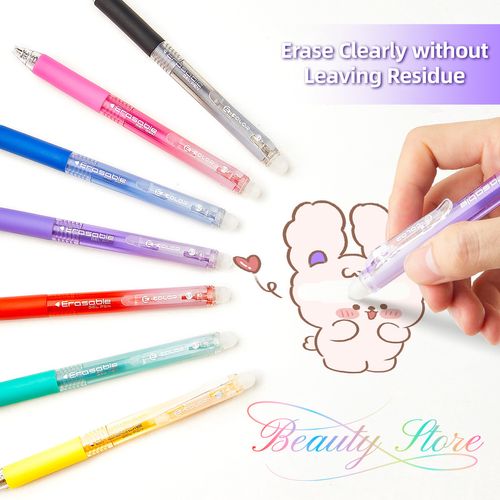 36 color hot erasable neutral pen for children's painting, hook line sketching, quick drying, continuous ink, color press copy pen