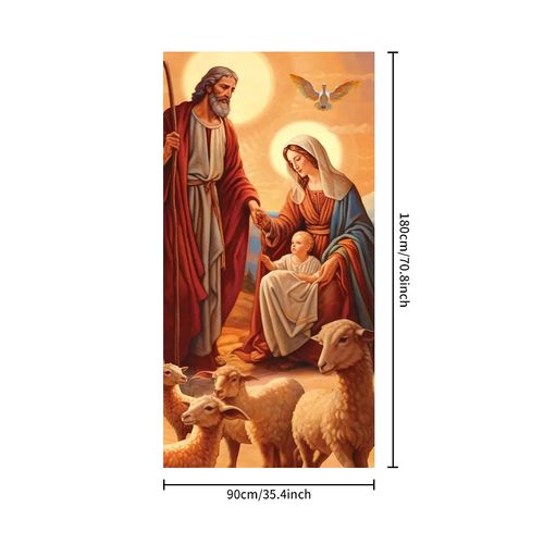 Santa Claus Party Decoration Banner Door Banner