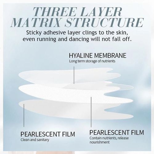 Microcrystalline Wrinkles Removal Stickers Patch Facial Lifting Tools for Nasolabial Folds Forehead V Line Mask Collagen Gel