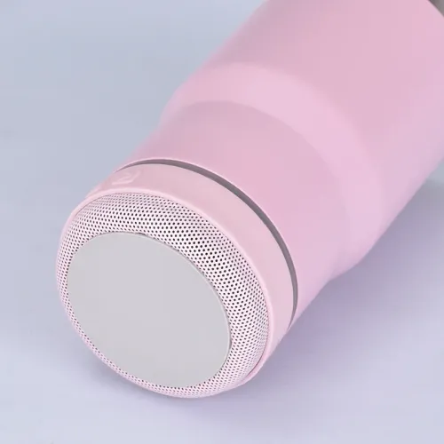 14oz double layer car cup Bluetooth speaker beer thermos stainless steel beer cooling cup vacuum flask