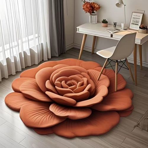 Floral floral diatomaceous earth carpet