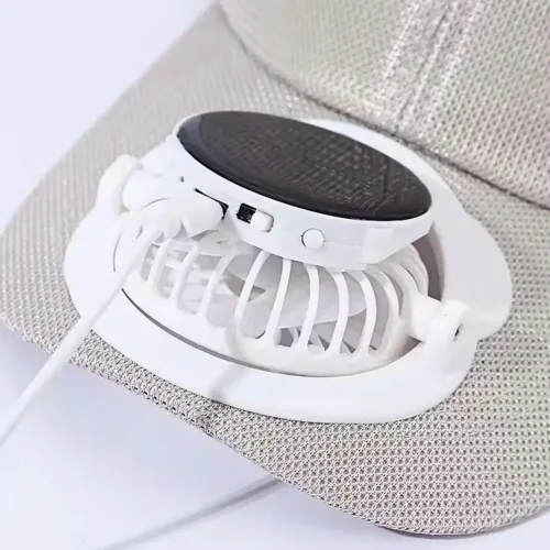 Breathable Sunhat with Solar Fan Sun Block Baseball Hat with Solar Fan USB Charging Fan Outdoor Sunhats Sunscreen Sunshade Hats