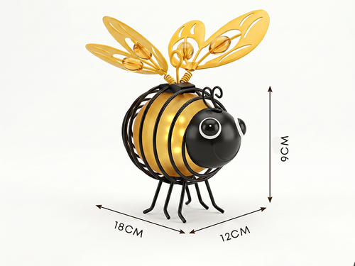 Solar-Powered Hanging Bee Light