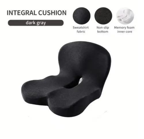 Seat Cushion for Office Chair Ergonomic Memory Foam Seat Cushion with Back Support for Stress Relief Lumbar Support Car Office