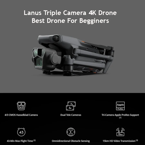🚁 4K HD Camera Drone – Perfect for Travel, Photography & Gifting 📦 Foldable · Easy to Fly · Long Battery Life