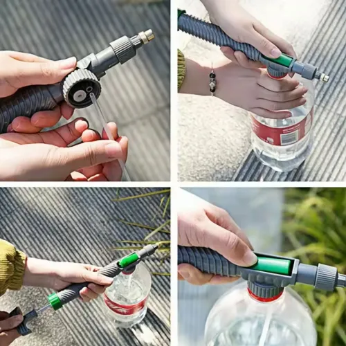 High Pressure Air Pump Manual Sprayer Adjustable Drink Bottle Spray Head Nozzle Garden Agriculture Watering Tool Sprayer