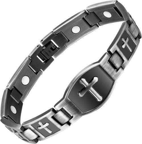 Magnetic Cross Bracelet