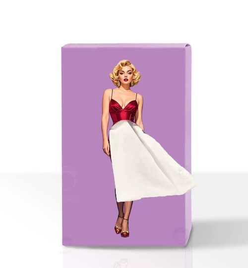 4-Piece Set (4 Colors) Creative Girl in Long Dress Style Tissue Box Covers – Cartoon Tissue Dispenser for Home, Office, and Car Decor & Storage