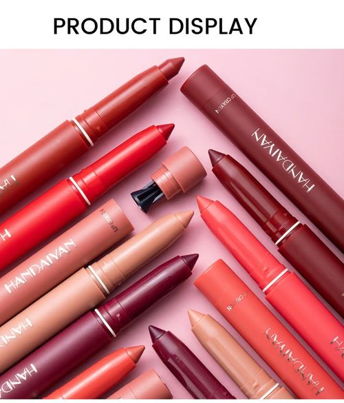 Rotating Sharpenable Matte Lipstick Pencils