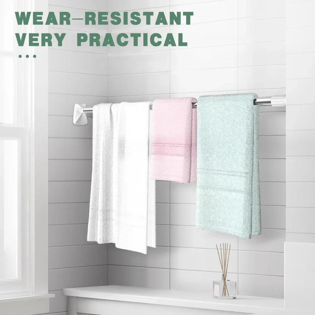 Clothing Hanger Telescopic Rod Stainless Steel Multipurpose Curtain Support Pole Balcony Clothes Drying Hanger For Wardrobe