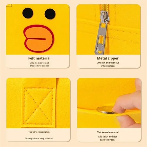 🎉🎉（Buy 1 Get 1 Free）Cute felt large capacity travel bag🐨