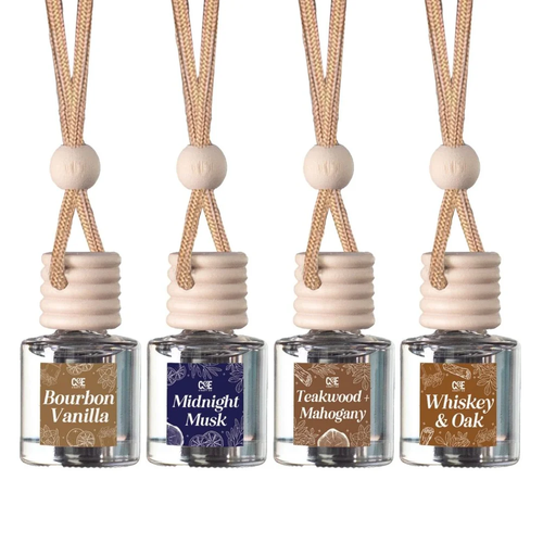 Clean 4 Pack Scented Car Fresheners Bundle