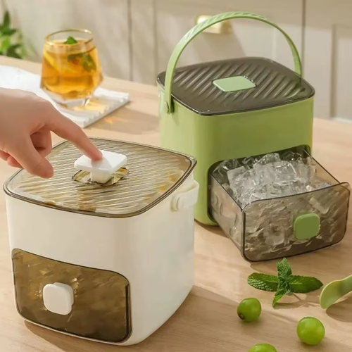 48-Cube Ice Tray (with Storage Bin) – One-Touch Release