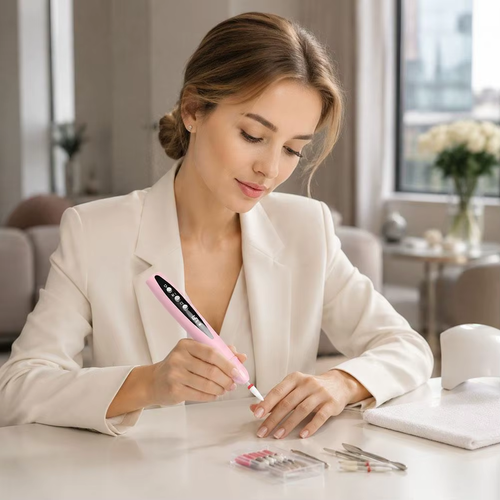 💅 Portable 2-in-1 Nail Drill & UV Gel Lamp: Salon-Quality Manicure Tool! ✨