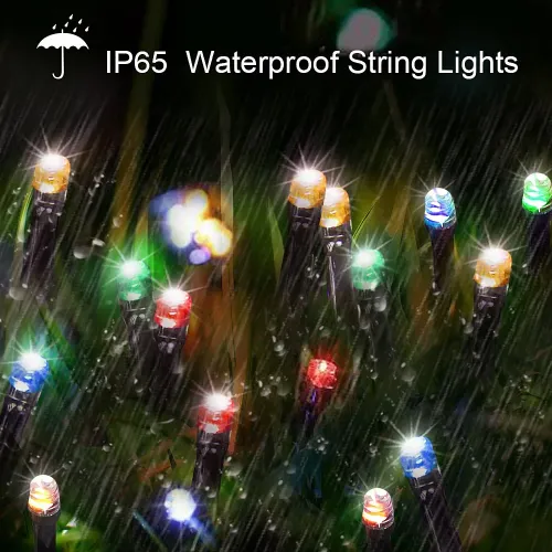 LED Solar Full Sky Star Light String Outdoor Waterproof Camping Courtyard Light Holiday Christmas Light Party Home Decoration