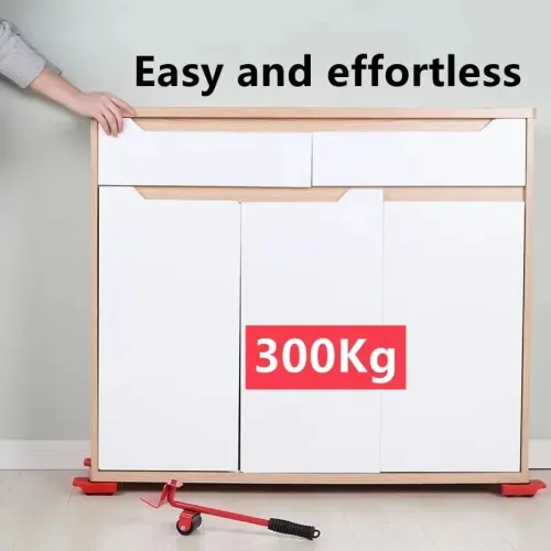 5Pcs Heavy‑Duty Multi‑Purpose Furniture Moving Rollers Easy‑Glide Lifting & Shifting Tools for Household Items