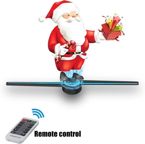 3DhologramFan, Holographic Fan Holographic Projector  Supports WiFi Connection  HD LED Portable Design 42CM 3D Led Fan Display