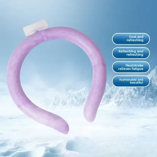 2PCS Summer Neck Cooling Ring Outdoor Running Fitness Fishing Cycling Travel Cool Neck Ring Portable Outdoor Cooling Accessories