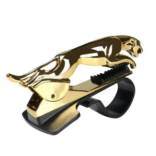Leopard Shaped Car Phone Holder Dashboard Mount Universal Cellphone Clip GPS Bracket Mobile Storage Stand