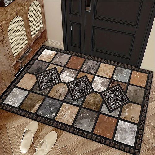 ⏳🔥 Limited-Time Half Price! 🏡 Geometric Stone-Pattern Floor Mat — Stylish & Durable, Brighten Up Your Home ✨ 45cm x 120cm