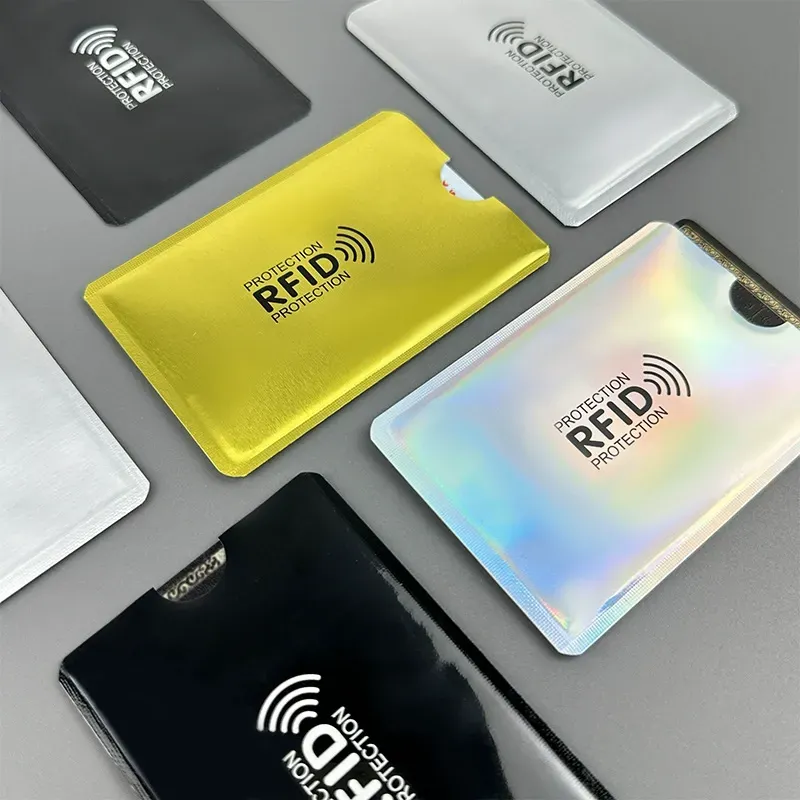8 pieces RFID Blocking Sleeves – Protect Your Cards from Electronic Theft