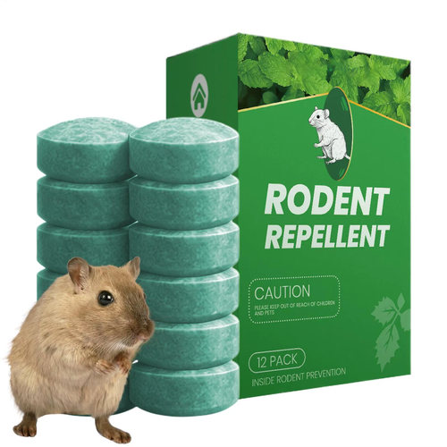 12 Pieces Mice Control Ball Long-Lasting Trap Animal Control Balls for Indoor Outdoor Home Garage Attic Car Garden Bedroom