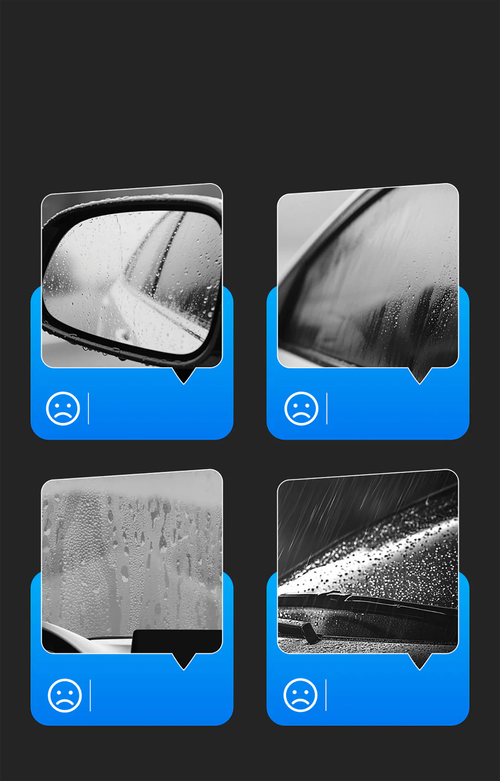 2 pcs Automotive glass anti-fog coating agent