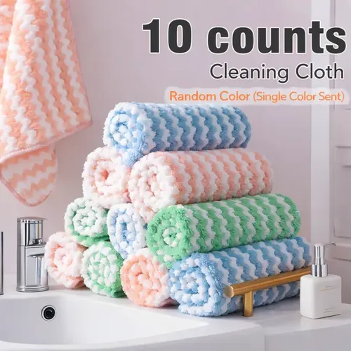 10 Counts Microfiber Cleaning Cloth per pack