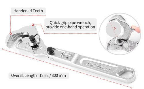 🔥Swivel Head🔥 The Ultimate Self-Adjusting Universal Wrench