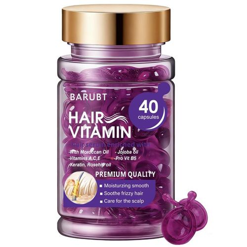 Fast Moisturizing Hair Vitamin Capsule 40pcs per bottle Smoothing Silky Keratin Complex Oil Nourishing Moroccan Hair Care Oil