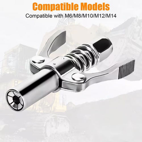 Double Handle High Pressure Quick Release Grease Coupler