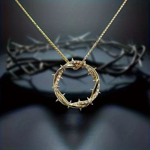 Thorn ring pendant necklace