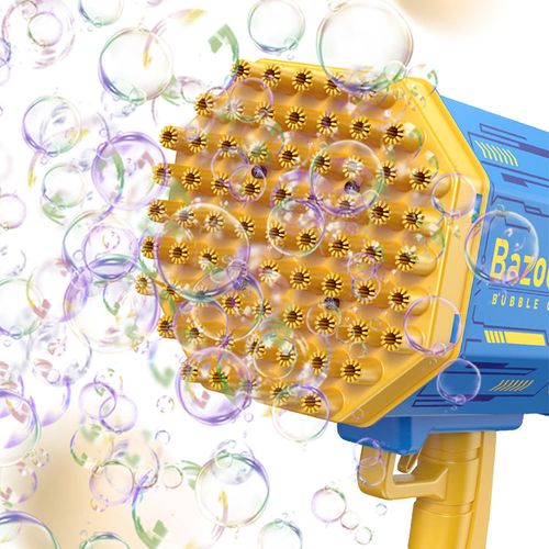 Summer Outdoor Rocket Gatling Bubble Machine 69 Holes Super Multi-bubble Automatic Bazooka Bubble Guns