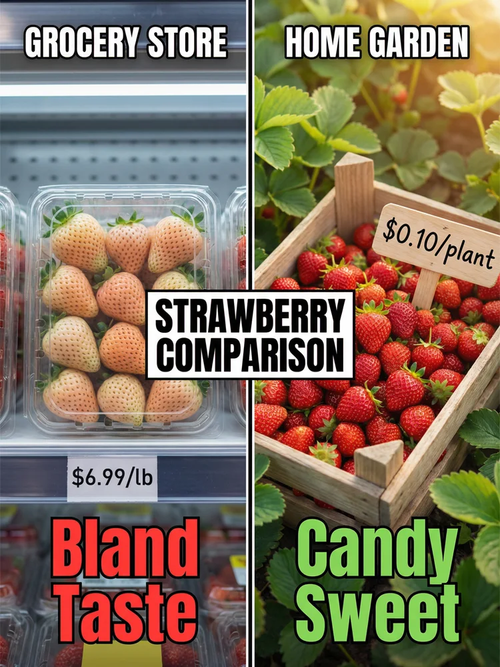 Potted strawberry seedlings for all seasons