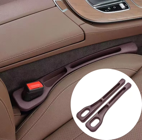 Car Seat Gap Filler Organizer PU Universal Car Seat Gap Anti-leak Stopper Strip Slot Seat Gap Storage Organizer Accessories