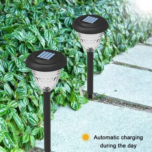 Solar Decorative Lawn Lights IP55 Waterproof Ground Landscape Light Last Up 10H Outside Pathway Lights Patio Yard Driveway Decor