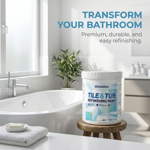 300g  Water-based Paint – Recolor & Refurbishment Coating for Tiles, Bathtubs, Glass, and Ceramic Surfaces