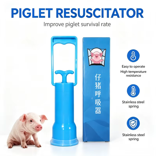 2pcs Piglet Resuscitator Newborn Pig Aspirator Pump Livestock Pig Farm Breeding Tool for Suckling Pig Mucus & Amniotic Fluid Suction