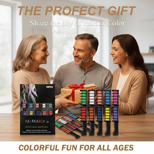 10-color hair dye comb