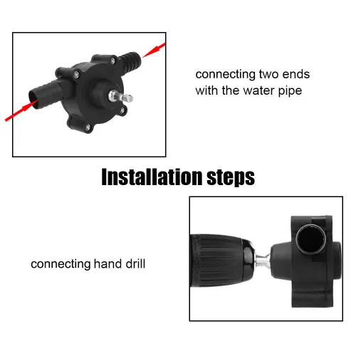 Electric Drill Pump Mini Hand Self-priming Liquid Transfer Pumps