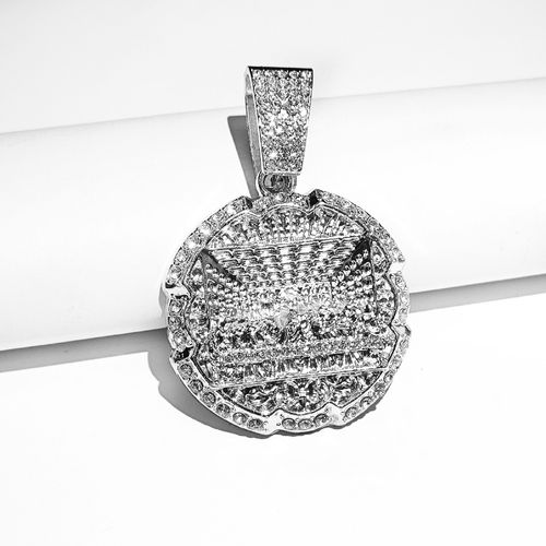 A Popular Large-Sized Hip-Hop Pendant Necklace With Full Diamonds From Europe And America For The Last Supper